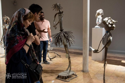 گزارش تصویری نمایشگاه منتخبی از آثار  زنده‌یاد ناصر هوشمند وزیری